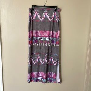 Aztec maxi skirt